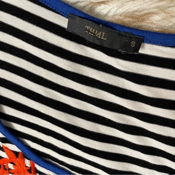 THML embroidered striped maxi dress - Picture 6 of 7